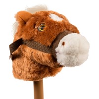 Rockin' Rider Animated Plush Talking Stick Pony, Brown   554115894